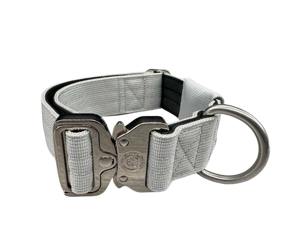 BTactical 4cm Nylon Tracker Dog Collar - Misty Grey