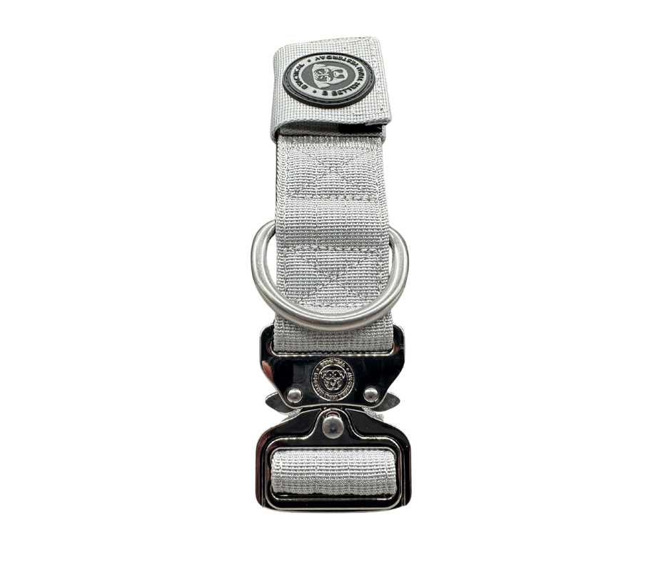 BTactical 4cm Nylon Tracker Dog Collar - Misty Grey