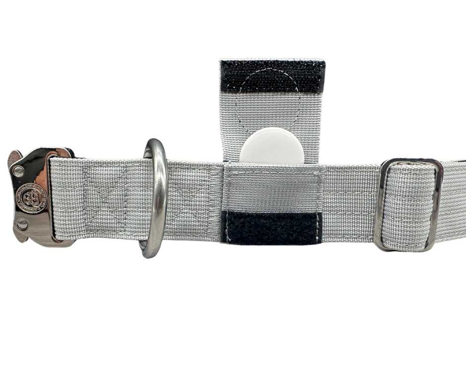 BTactical 4cm Nylon Tracker Dog Collar - Misty Grey