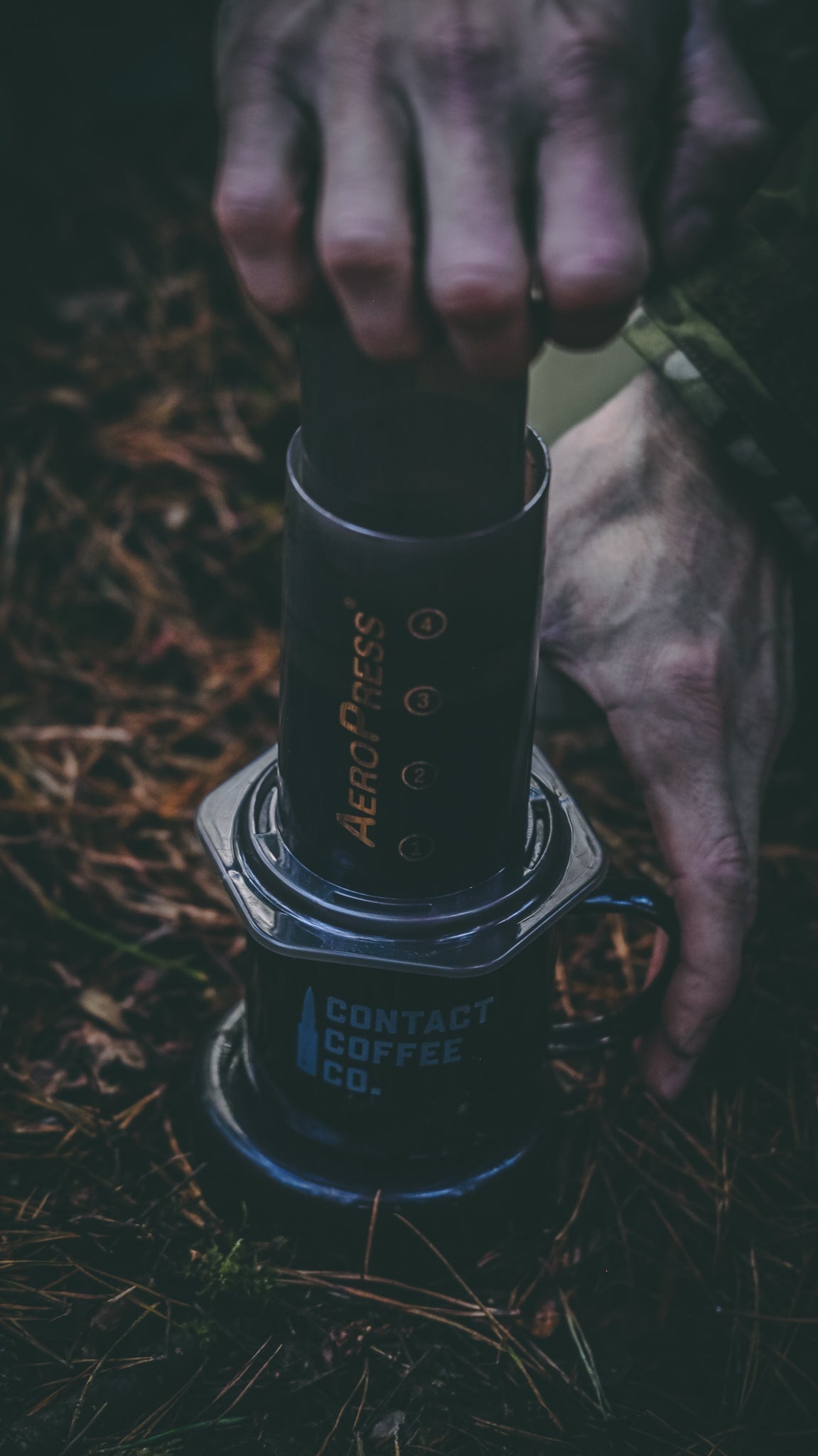 Coffee Care Package - Aeropress Coffee Maker, Mug & Coffee
