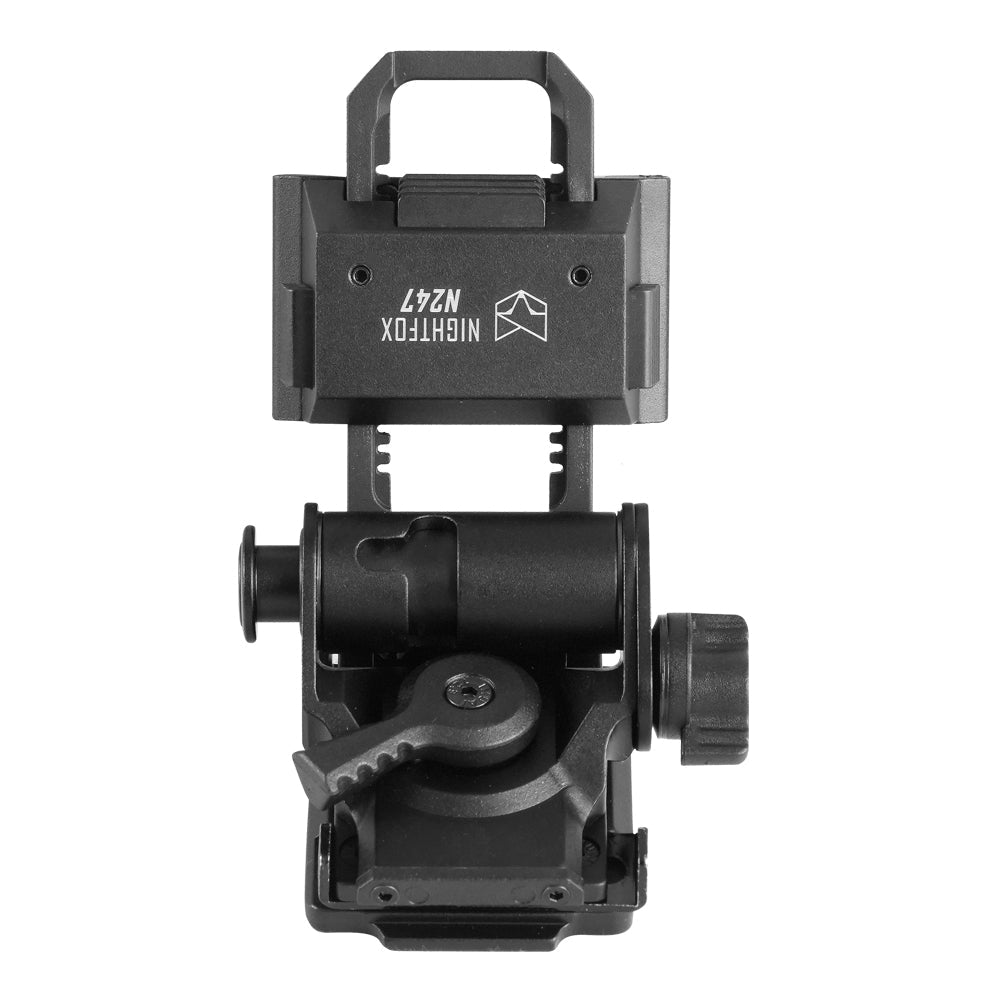 Nightfox N247 Helmet Mount - top view showing dovetail interface