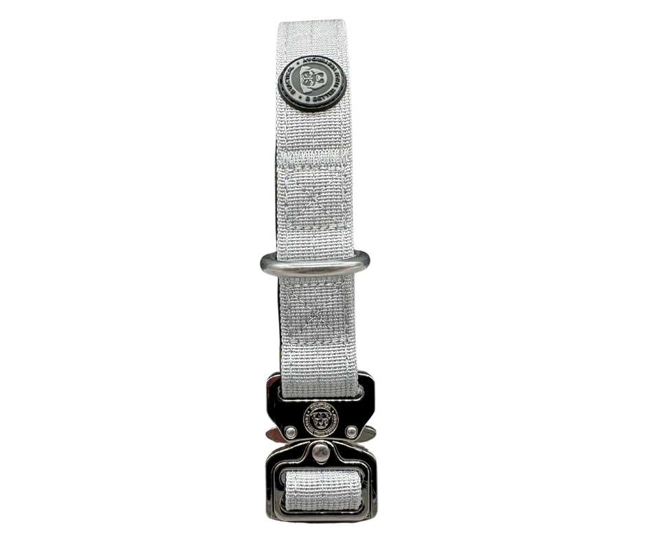 BTactical 2.5cm Nylon Dog Collar - Misty Grey