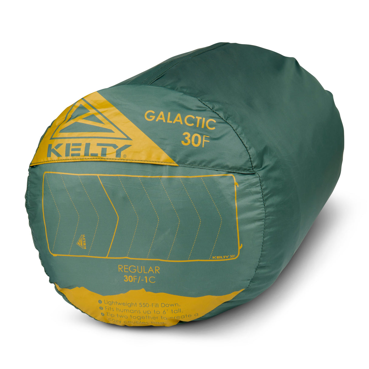 Kelty Galactic 30 Down Sleeping Bag - Duck Green Olive Oil alternate view 3