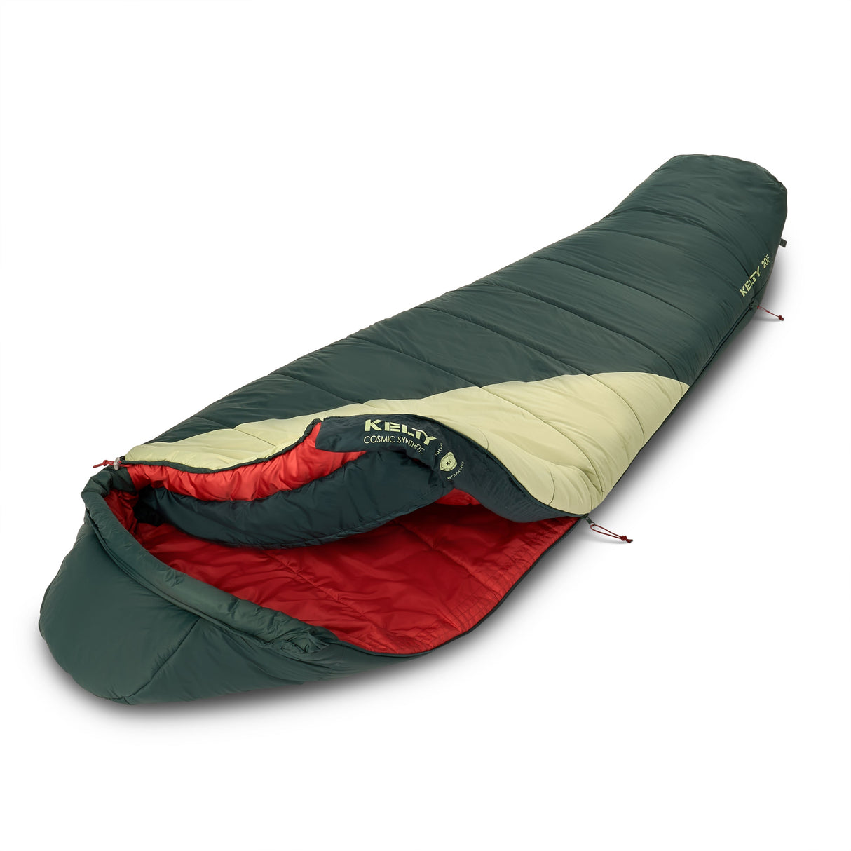 Kelty Cosmic Synthetic 20 Womens Sleeping Bag - Green Gables alternate view 3