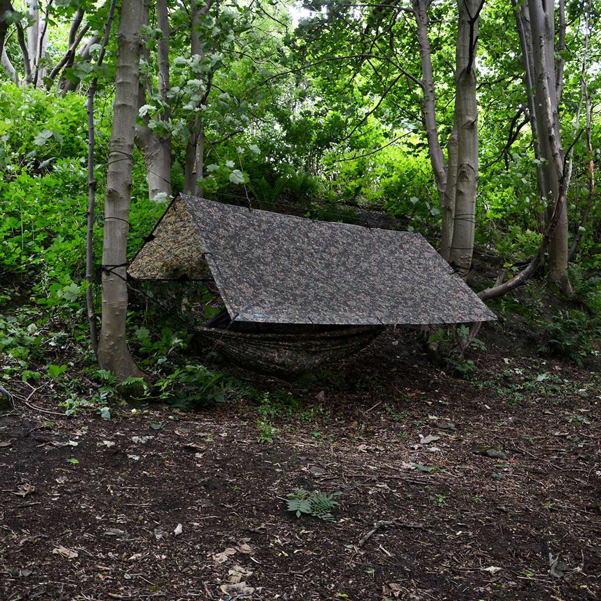 DD Tarp 3x3m in MC for hiking