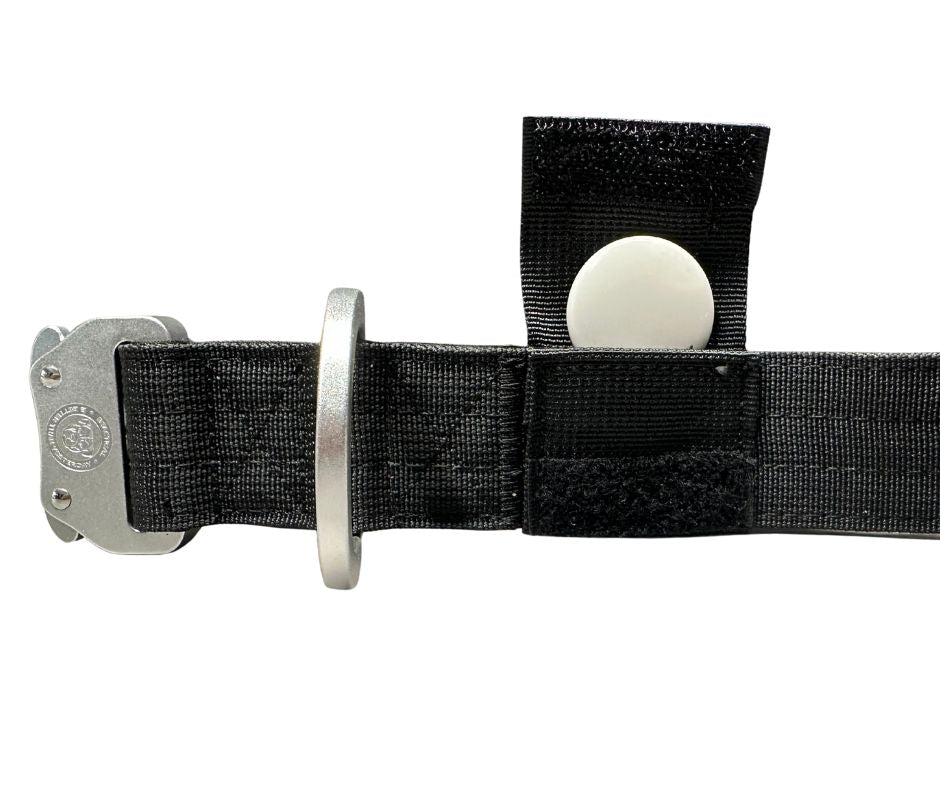 BTactical 4cm Nylon Tracker Dog Collar - Midnight Black