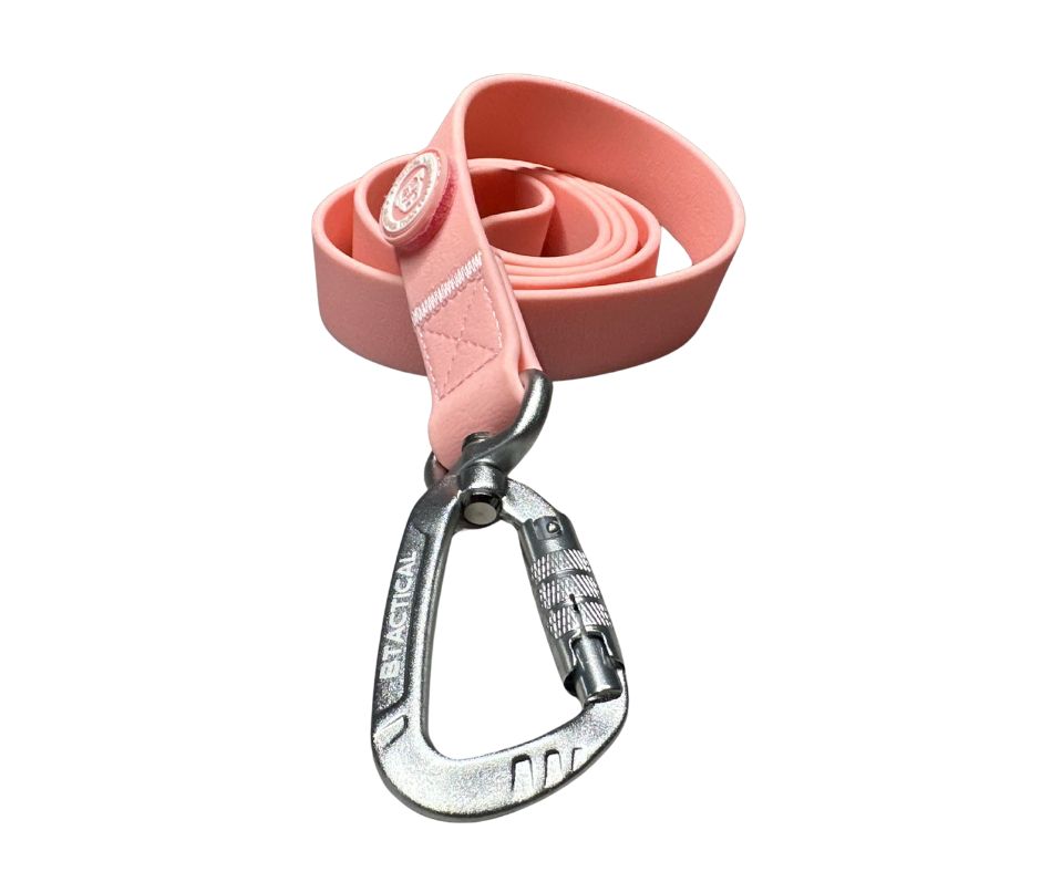 BTactical PVC Carabiner Clip Dog Lead - Pastel Pink