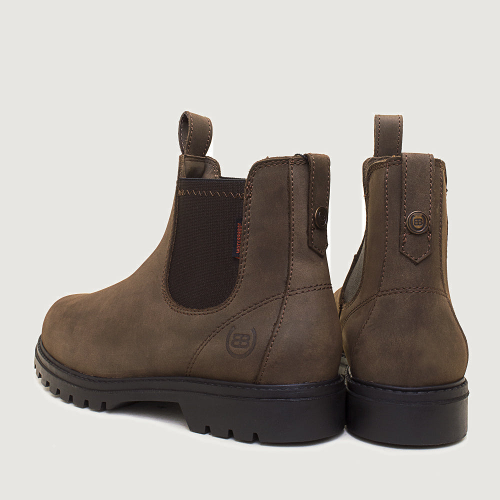 Bareback Vancouver Storm Waterproof Boots - Brown side profile