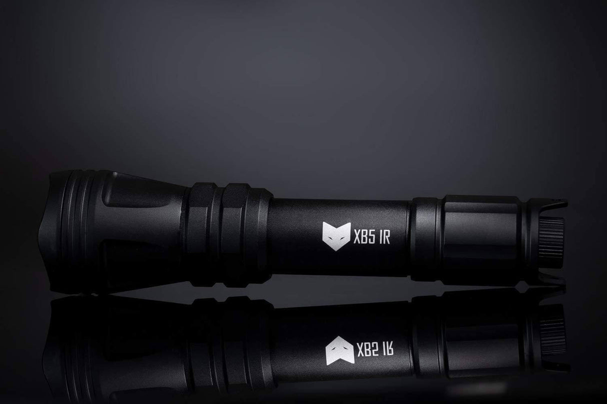 Nightfox XB5 850nm Infrared LED Flashlight - side profile
