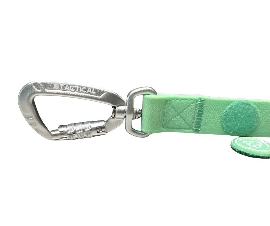 BTactical PVC Carabiner Clip Dog Lead - Pastel Green