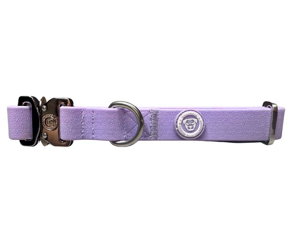 BTactical 2.5cm PVC Dog Collar - Pastel Purple