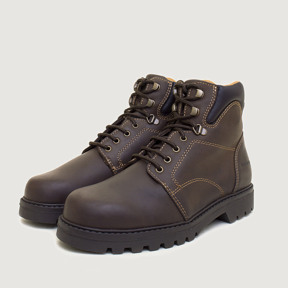 Bareback Buffalo Boots - Brown side profile