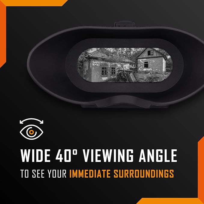 Nightfox Swift Night Vision Goggles - wide 40 degree viewing angle