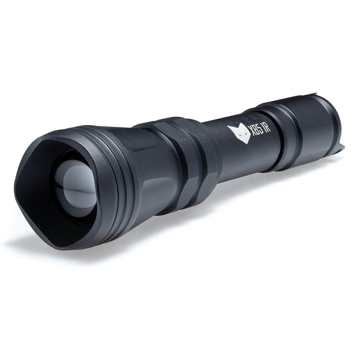 Nightfox XB5 940nm Low Glow Infrared LED Flashlight - side angle on white