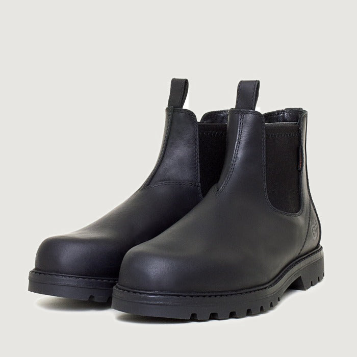 Bareback Vancouver Storm Waterproof Boots - Black angled view