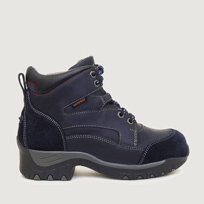 Bareback Blair Storm Waterproof Jodhpur Boots - Blue colourway front