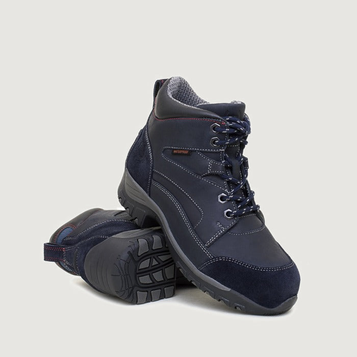 Bareback Blair Storm Waterproof Jodhpur Boots - Blue angled view