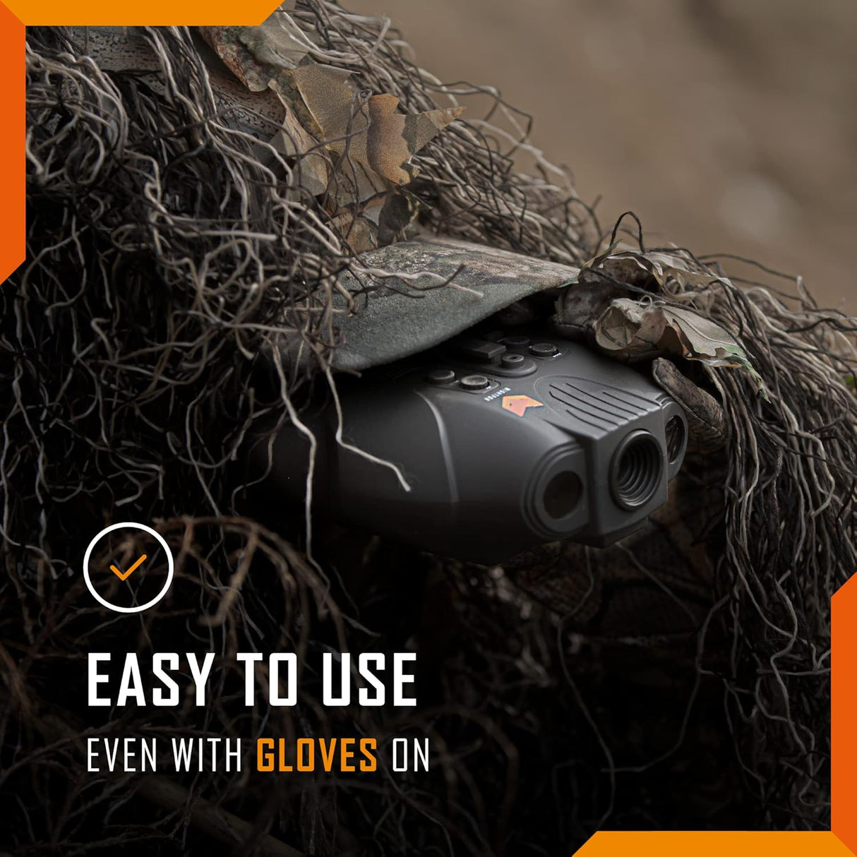 Nightfox Swift Max Night Vision Goggles - glove-friendly button controls
