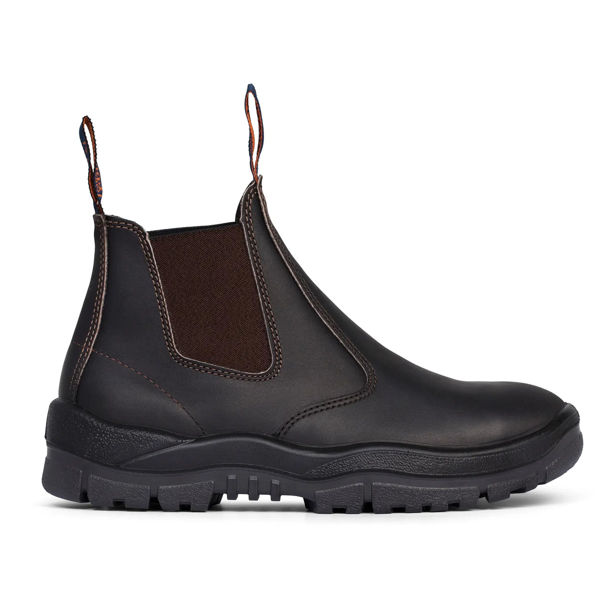 Mongrel 940030 Elastic Side Premium Chelsea Boot - Brown colourway side profile