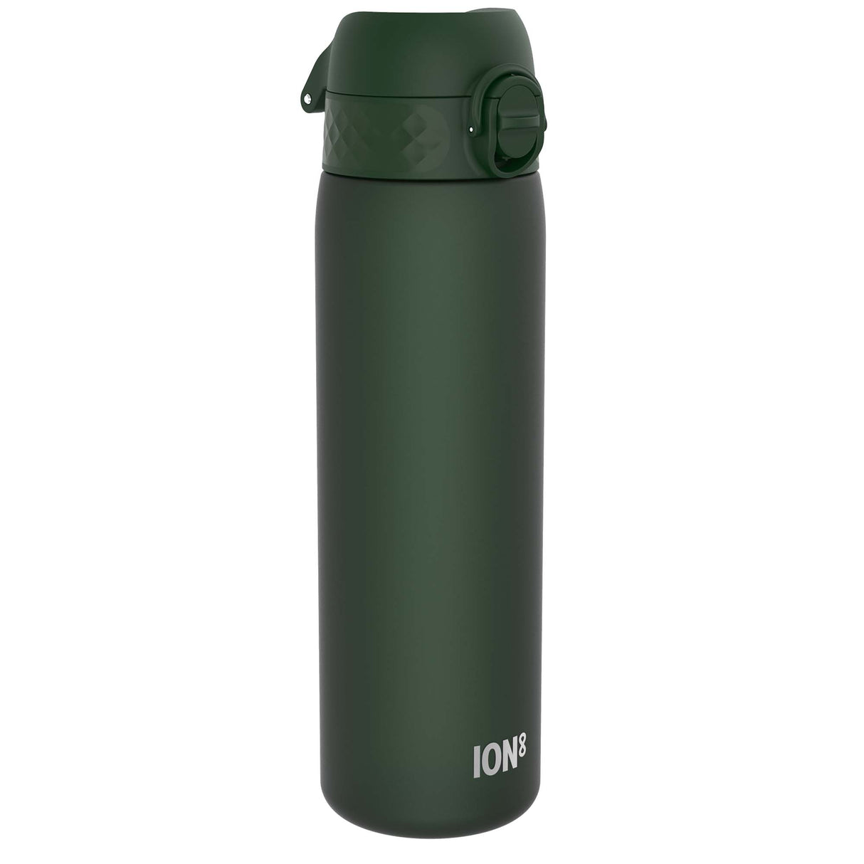 ION8 Recyclon Slim Leak Proof Water Bottle, Dark Green, 500ml