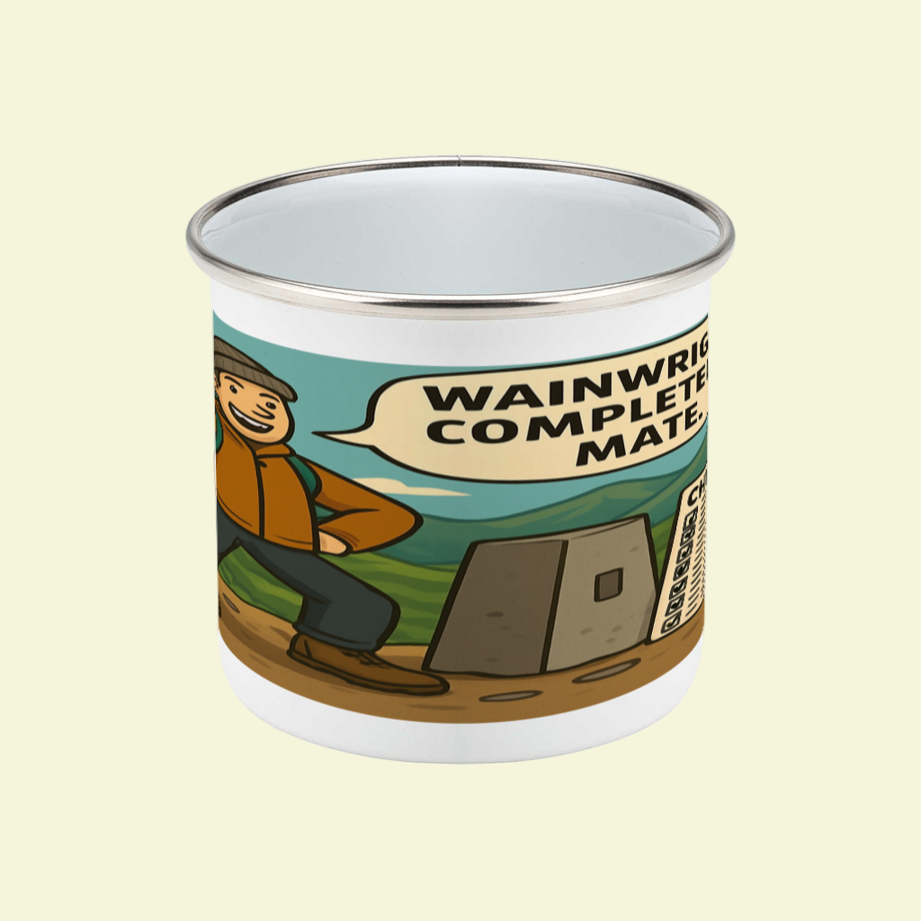 Wainwrights Completed It Mate Enamel Mug 12oz – for Him