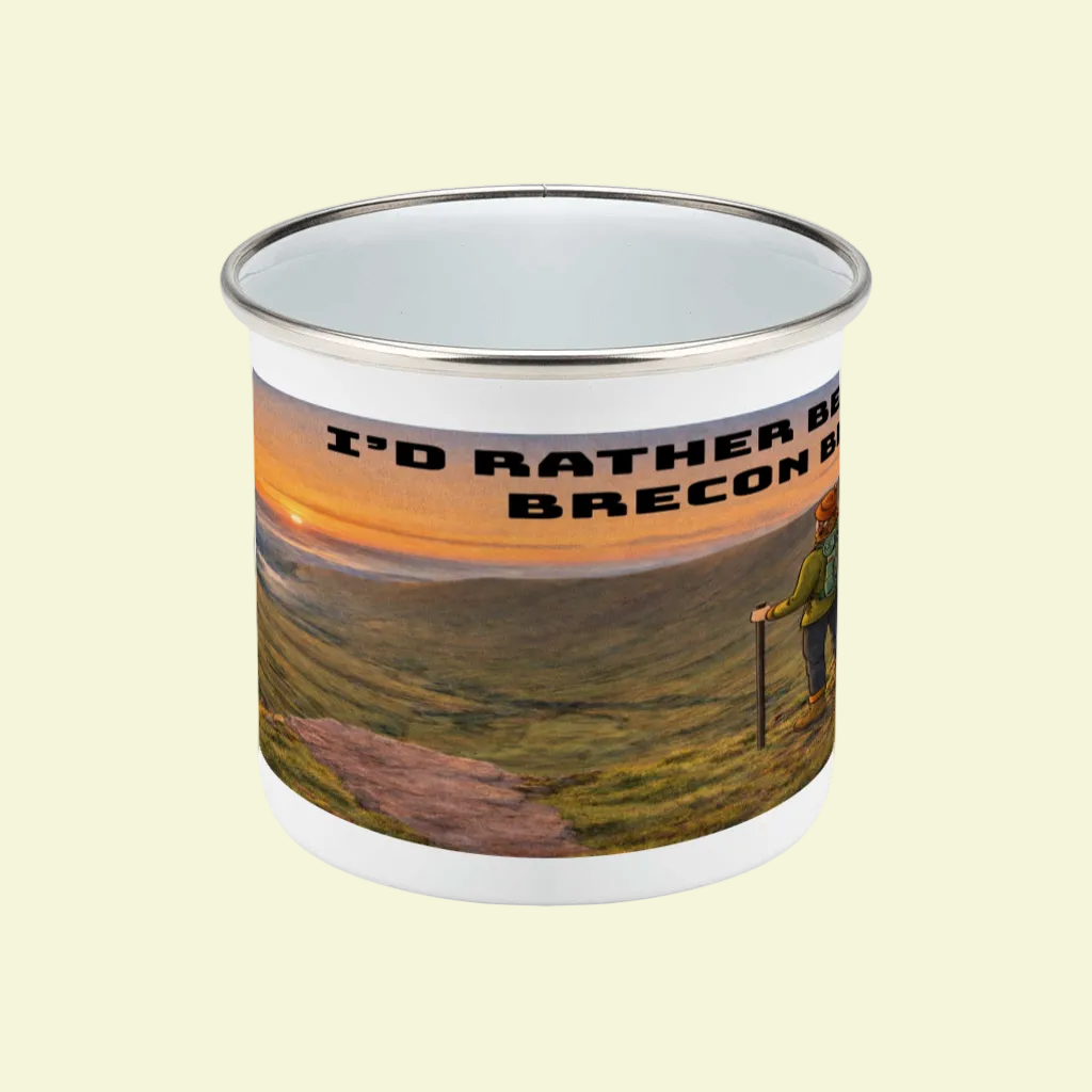 I'd Rather Be in the Brecon Beacons Enamel Mug 12oz – for Her