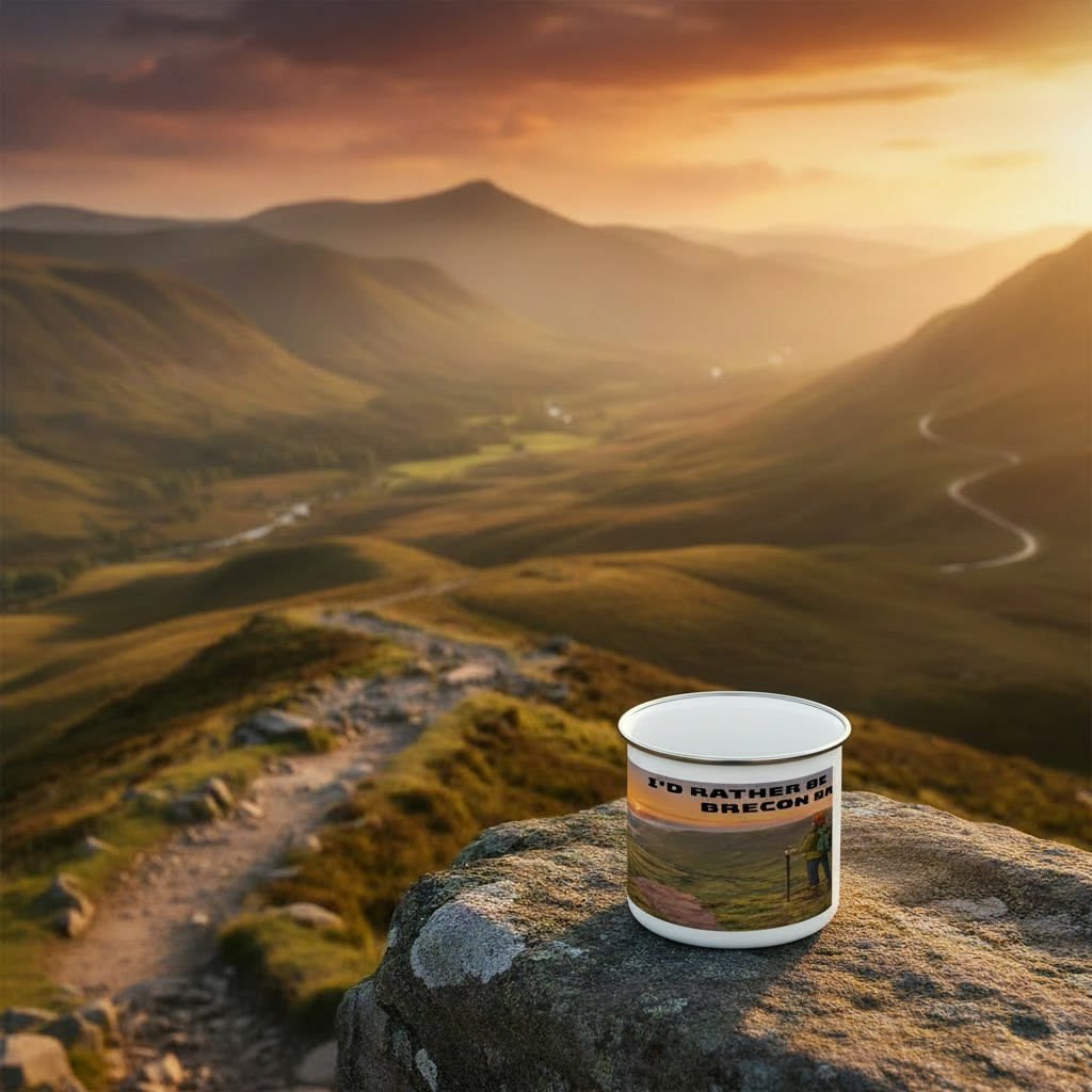 I'd Rather Be in the Brecon Beacons Enamel Mug 12oz – for Her