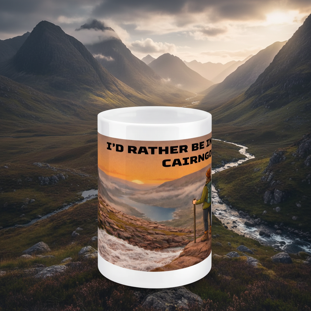 I'd Rather Be in the Cairngorms Ceramic Mug 15oz - for Her