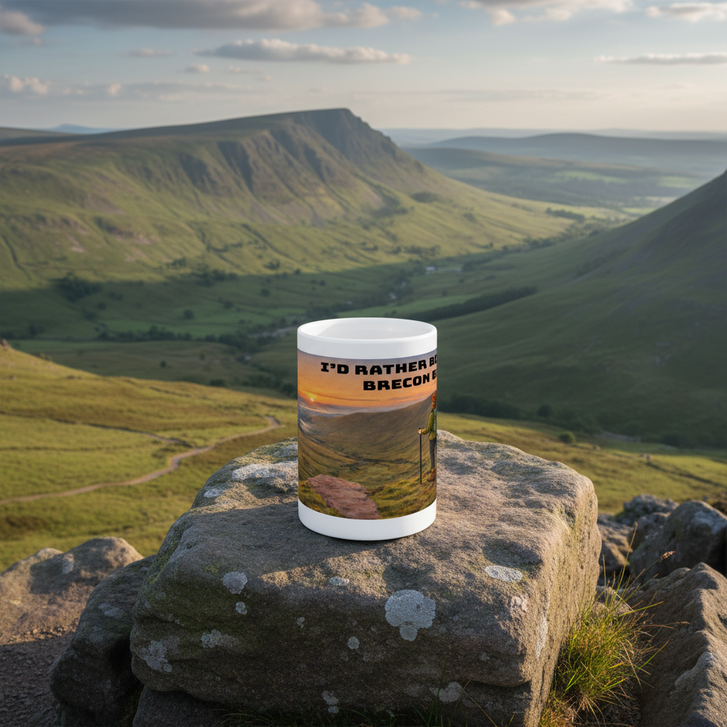 I'd Rather Be on Brecon Beacons Ceramic Mug 15oz - for Her