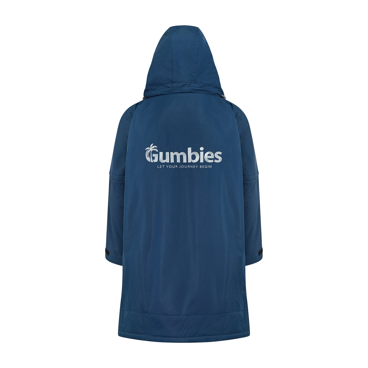 Gumbies S-Cape Changing Robe - Navy & Grey alternate view 6