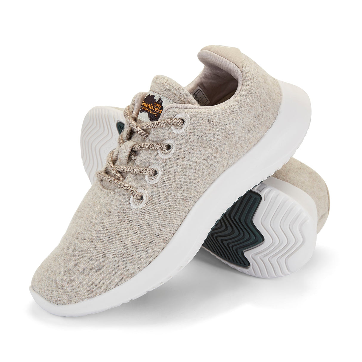 Gumbies Gumrunner Sneakers - Women's Oatmeal colourway front