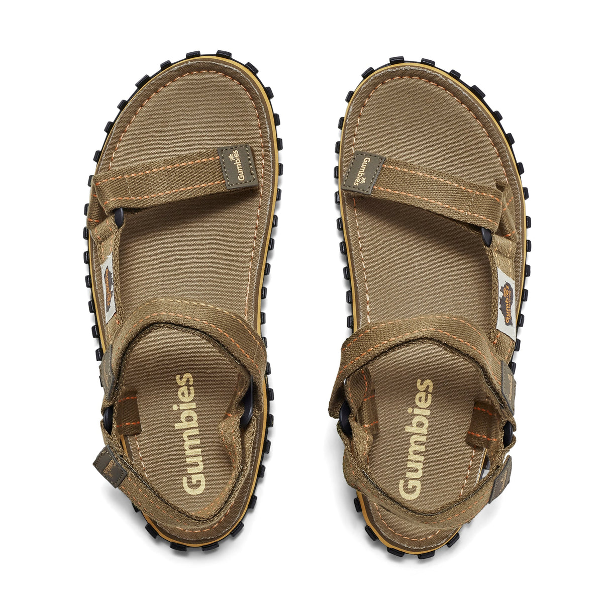 Gumbies Tracker Sandals - Men's Khaki alternate view 4