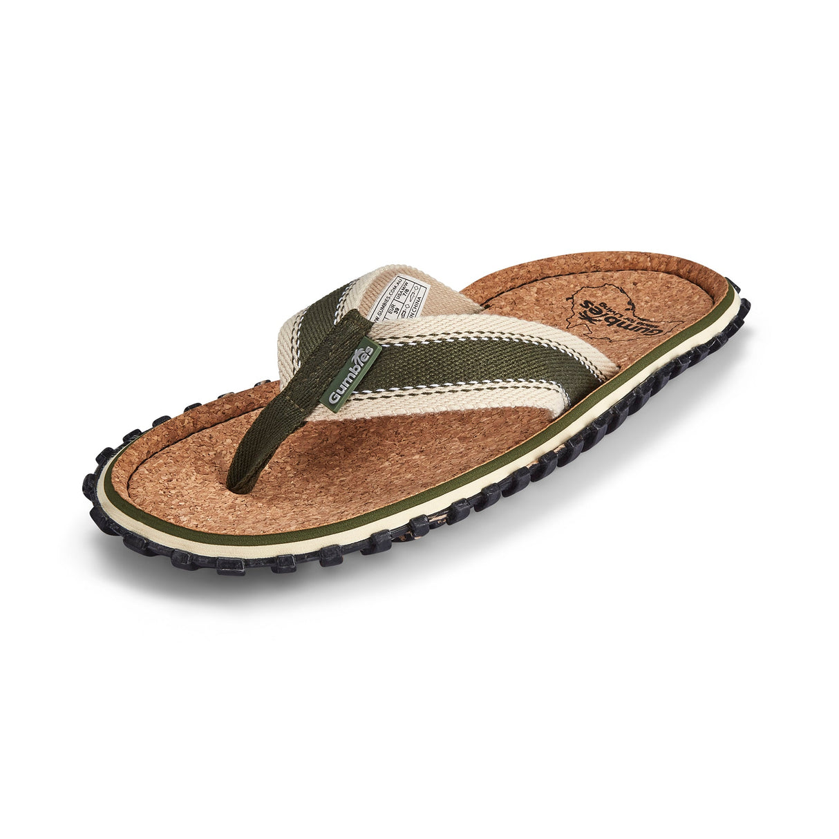 Gumbies Corker Flip-Flops - Women's Khaki alternate view 5