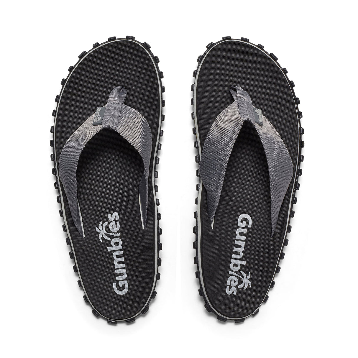 Gumbies Duckbill Flip-Flops - Women's Black & Grey alternate view 3