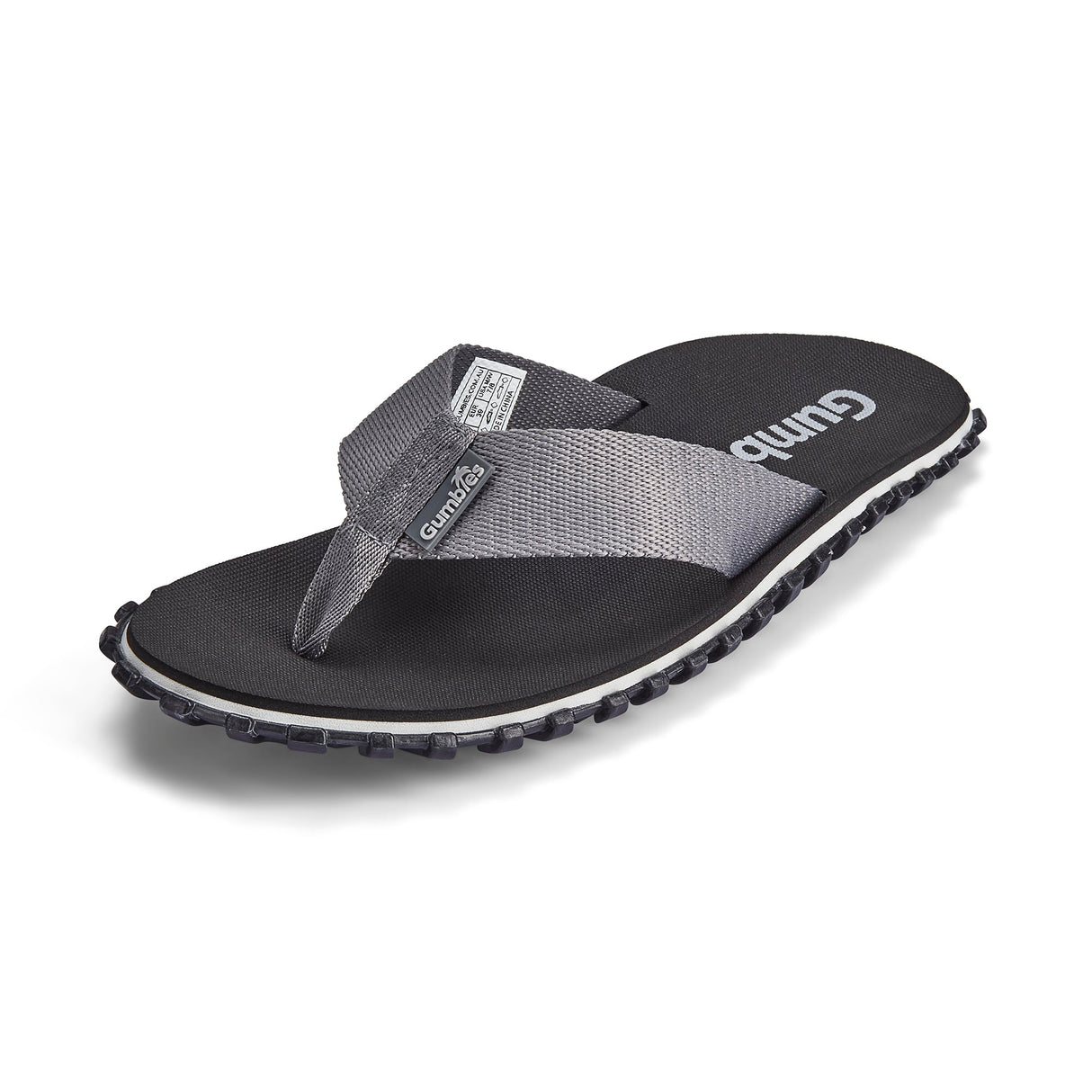 Gumbies Duckbill Flip-Flops - Women's Black & Grey alternate view 4