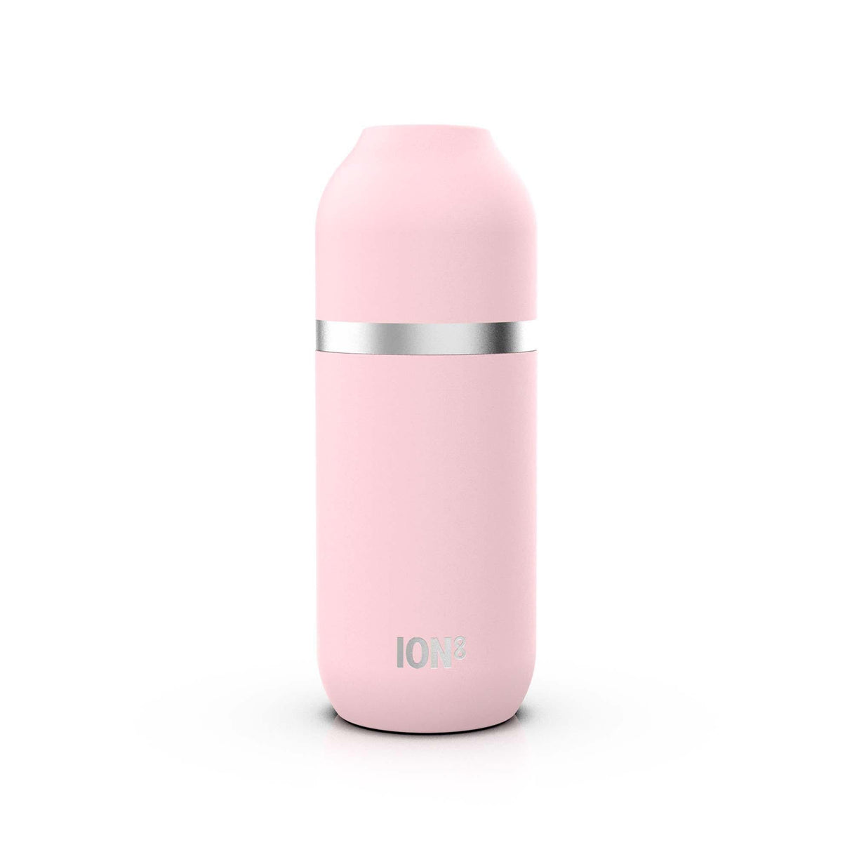 ION8 Luma Insulated Steel Flask & Mug, Rose Quartz, 700ml
