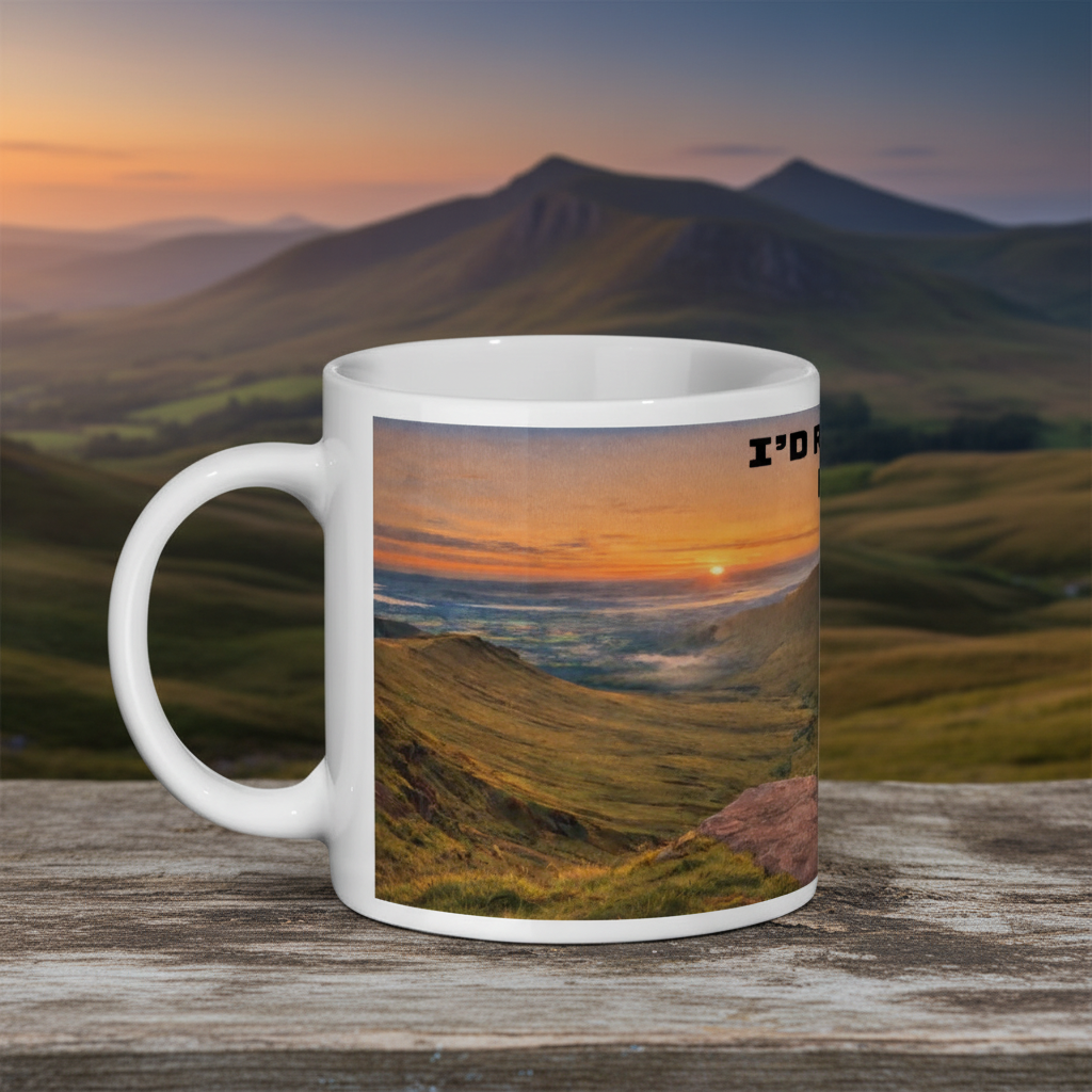 I'd Rather Be in the Brecon Beacons Ceramic Mug 11oz - for Her