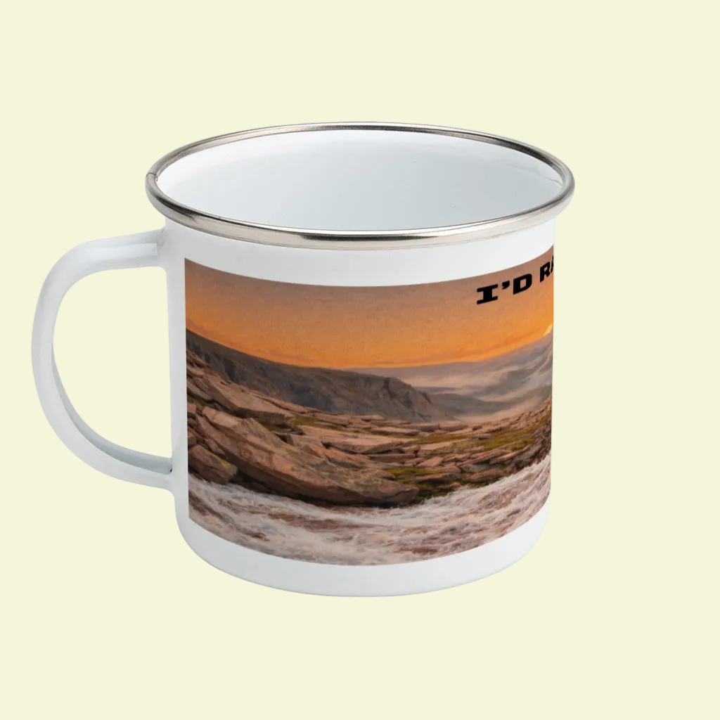 I'd Rather Be in the Cairngorms Enamel Mug 12oz – for Her