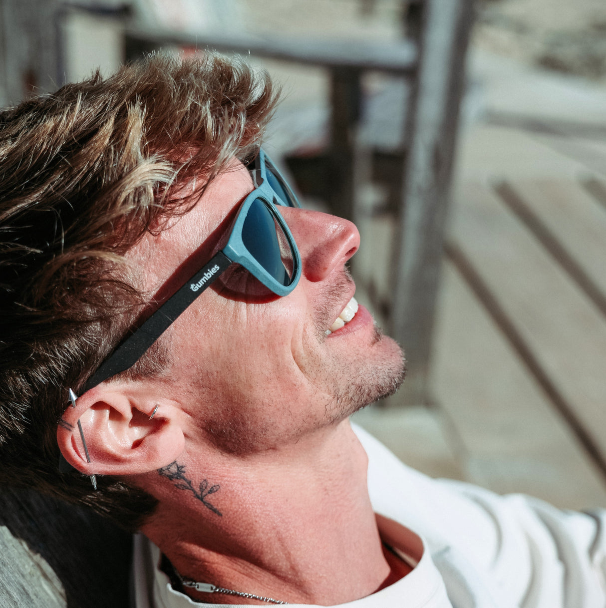 Gumbies Wilpena Sunglasses - Eucalyptus / Shadow alternate view 3