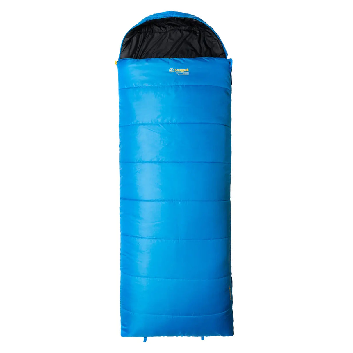 Snugpak Navigator WGTE Sleeping Bag in Blue - zipped closed