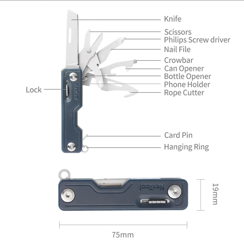 NexTool Mini 10-in-1 Multi-Tool
