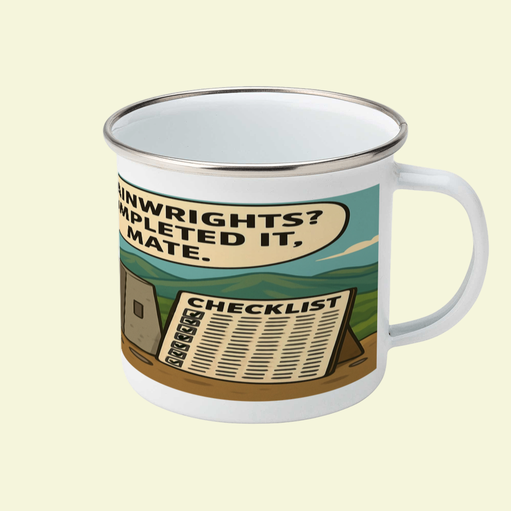 Wainwrights Completed It Mate Enamel Mug 12oz – for Him