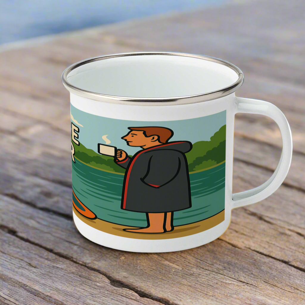 Dryrobe Wanker Enamel Mug 12oz – for Him