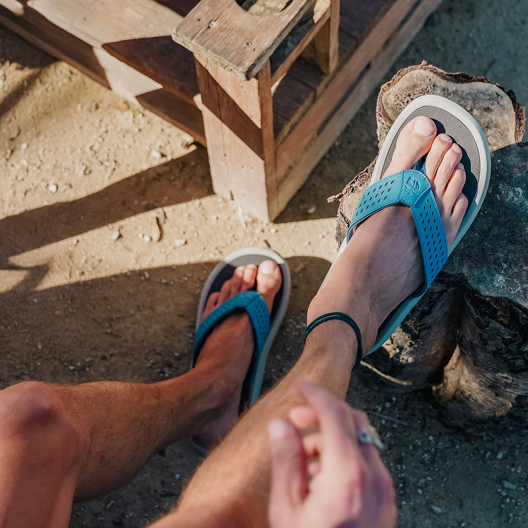 Gumbies Noosa Flip-Flops - Men's Ocean alternate view 2