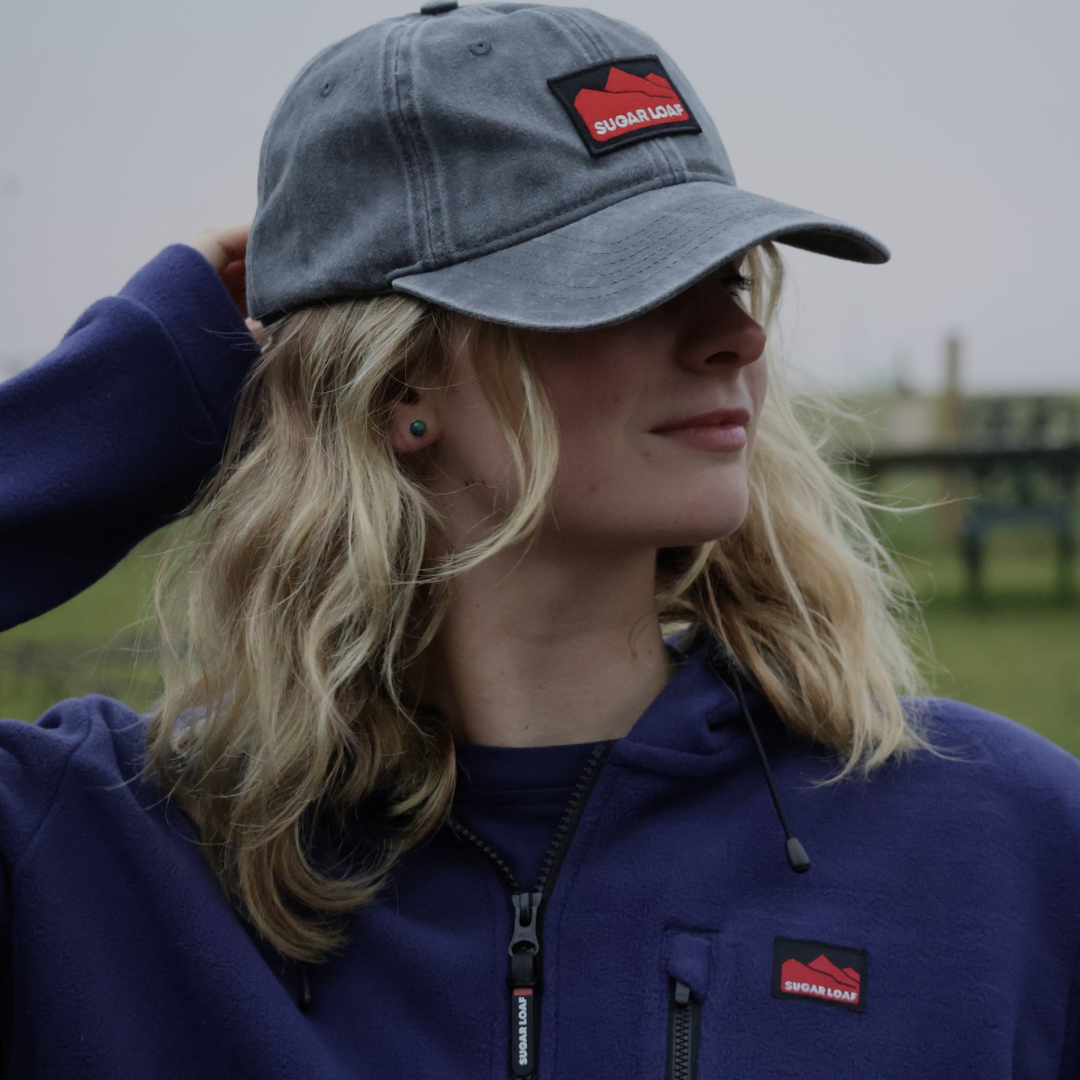 Sugar Loaf Classic Cap in Washed Grey for farm work, agriculture