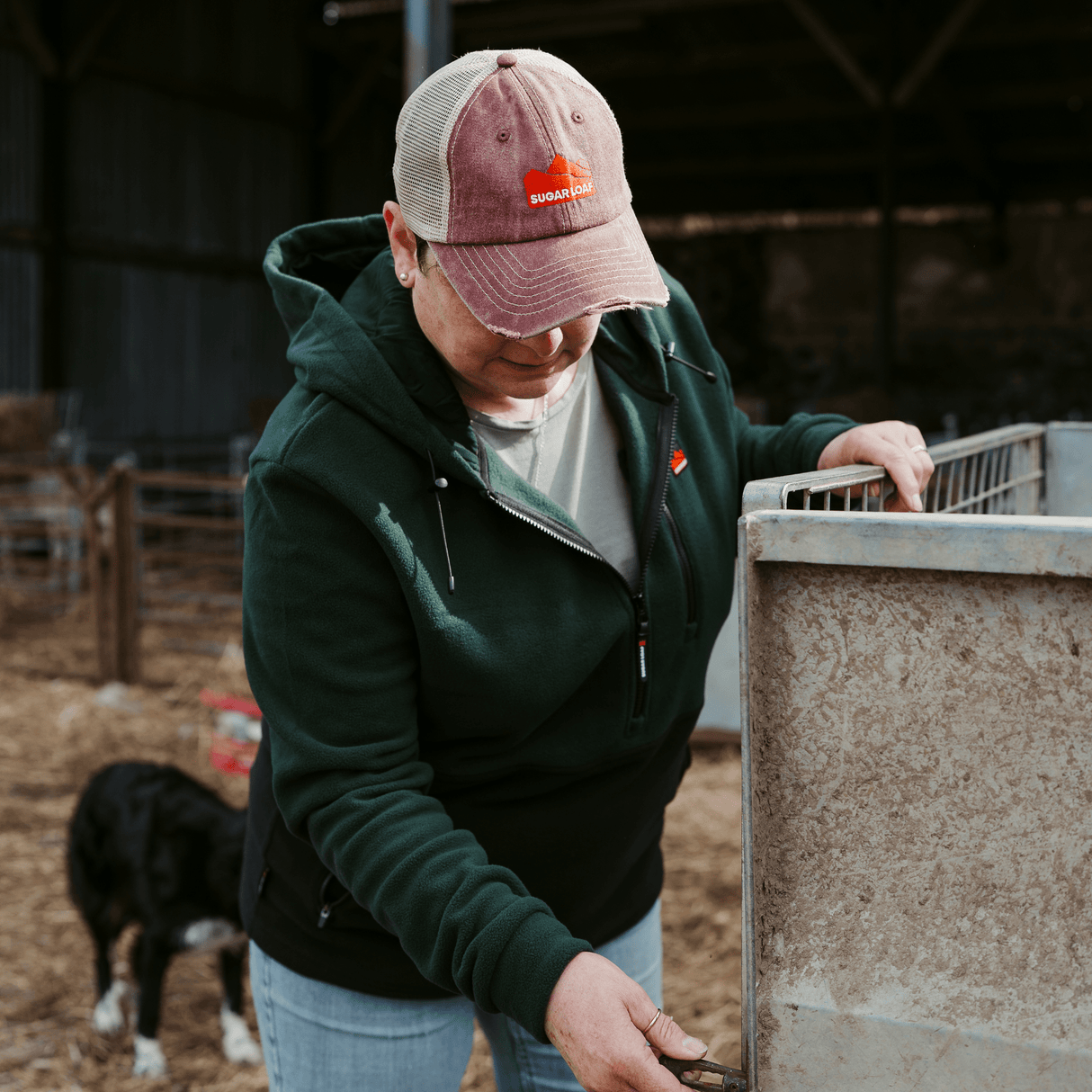 Sugar Loaf Dawnbreaker Polar Fleece Hoodie in Green for outdoor, everyday