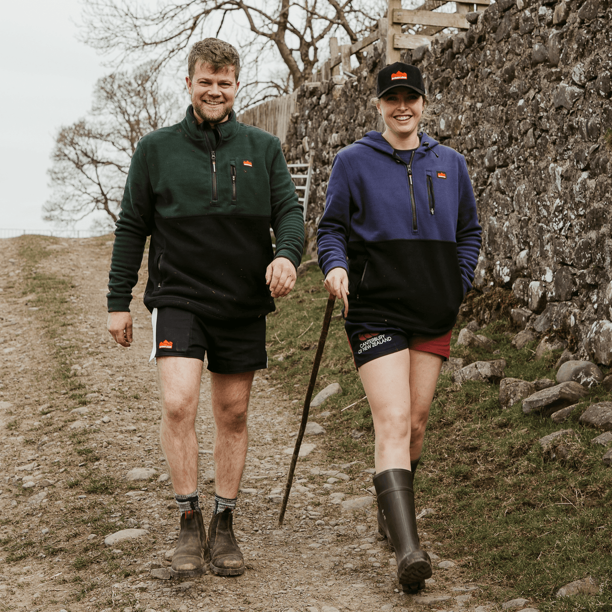 Sugar Loaf Dawnbreaker Polar Fleece Hoodie Indigo Blue - 300 GSM Top