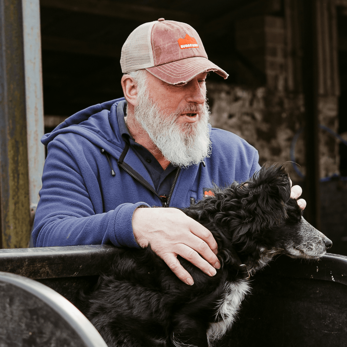 Sugar Loaf Dawnbreaker Polar Fleece Hoodie Indigo Blue - 300 GSM Top