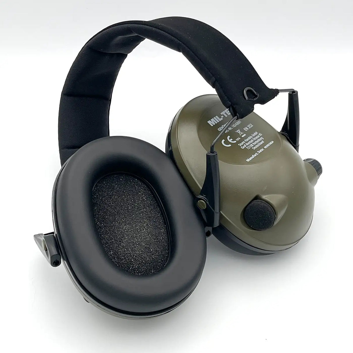 Mil-Tec Activ Electronic Ear Defenders Green | Task Outdoor