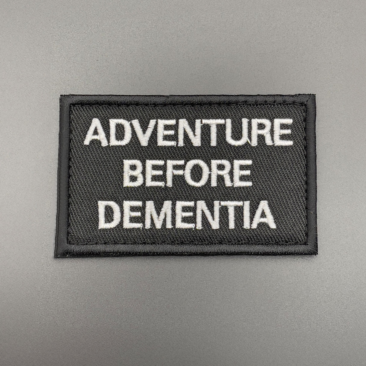 Adventure Before Dementia Patch Black Hook & Loop
